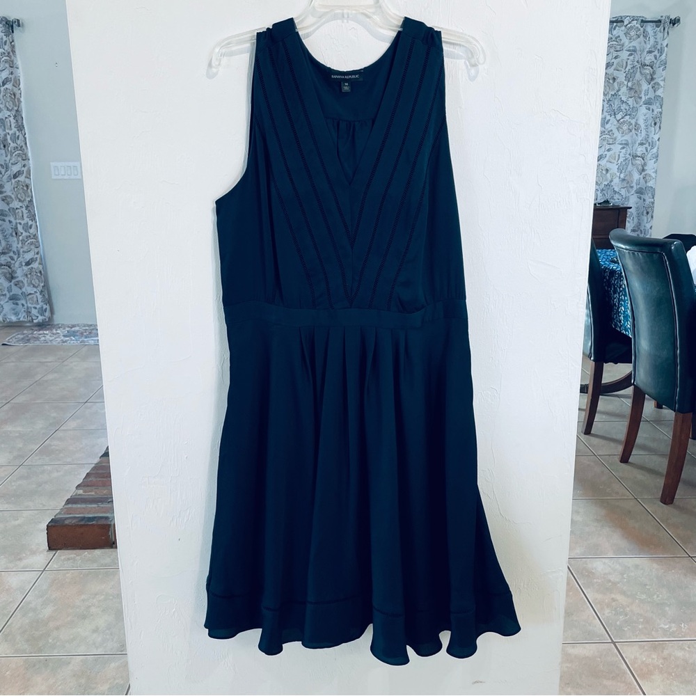 Banana Republic Navy Sleeveless Dress